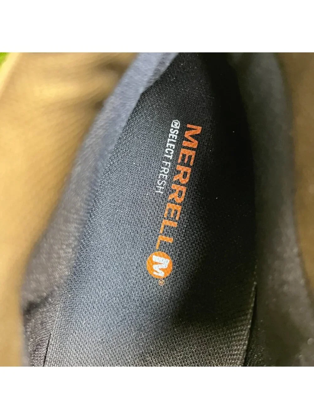 Merrell Moab FST Boulder Mid Womens Size 9.5 Brown Athletic Trail Hiking Shoes